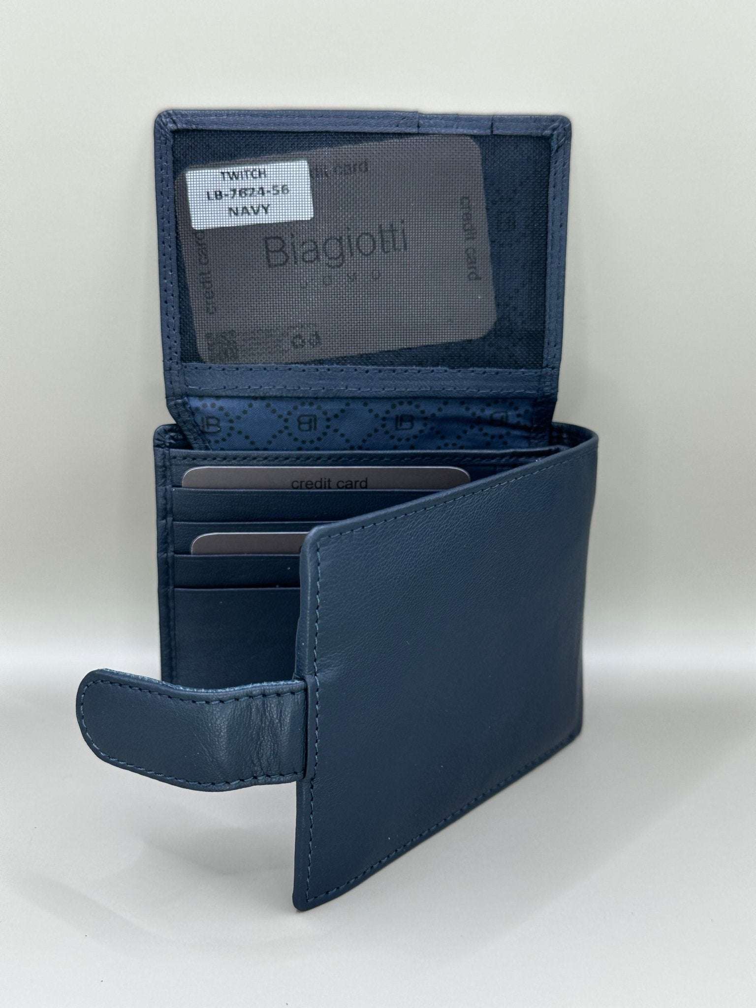 Portofel din piele pentru bărbați Biagiotti - Lori Shoes